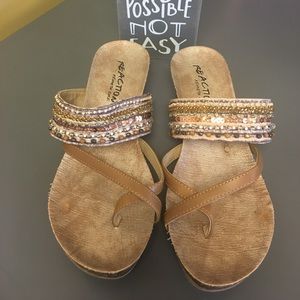 Kenneth Cole studded sandals