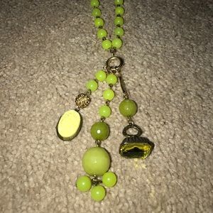 ✳️ LIKE NEW Anthropologie lime green necklace