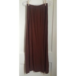 H&M Super Soft Rust Maxi Size S