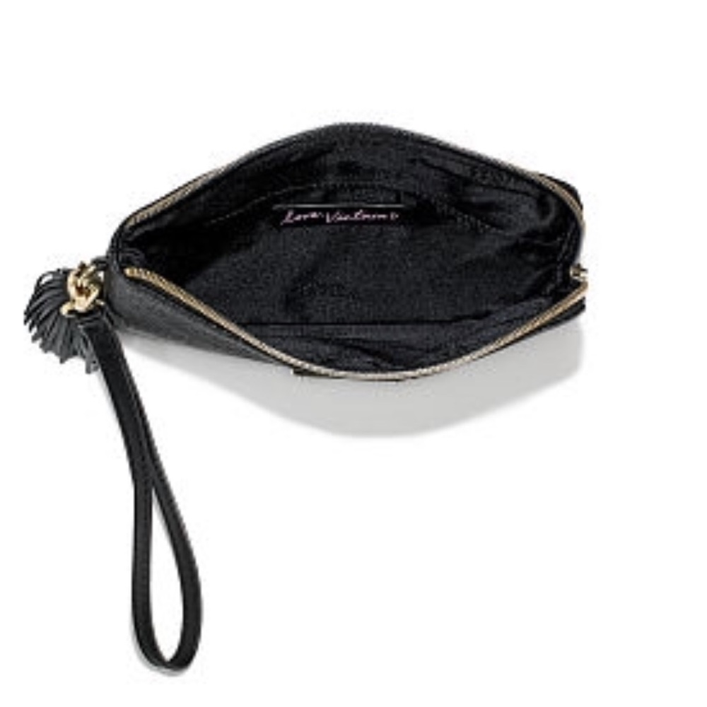 Victoria's Secret black Python print wristlet - Picture 2 of 2