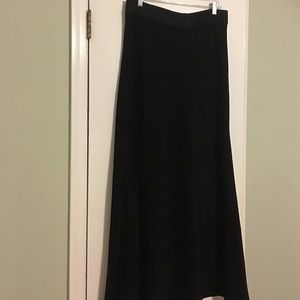Express long black skirt