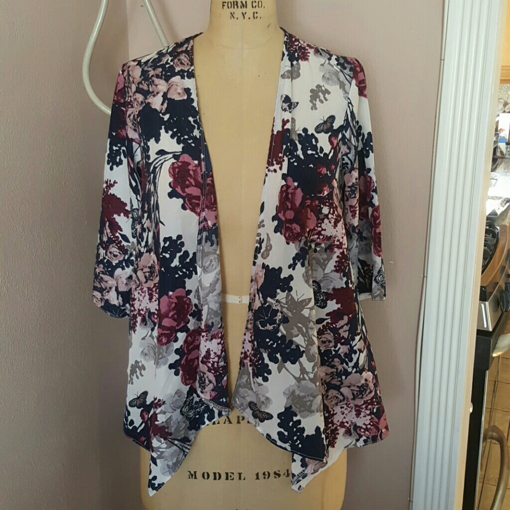 Floral cardigan