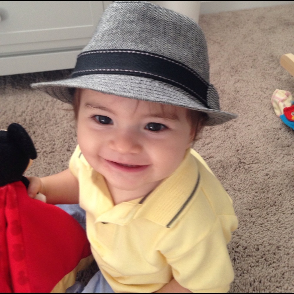 Baby fedora hat