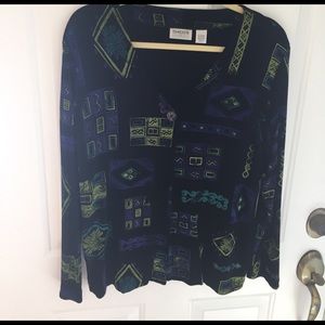 Multiple Color Chico's Travelers Top