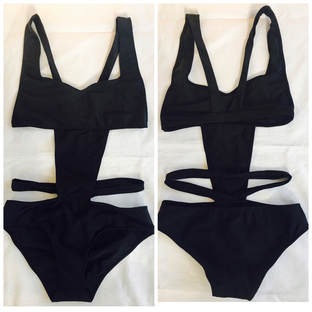 urban outfitters LOLLI cut out one piece swimsuit - Picture 3 of 5