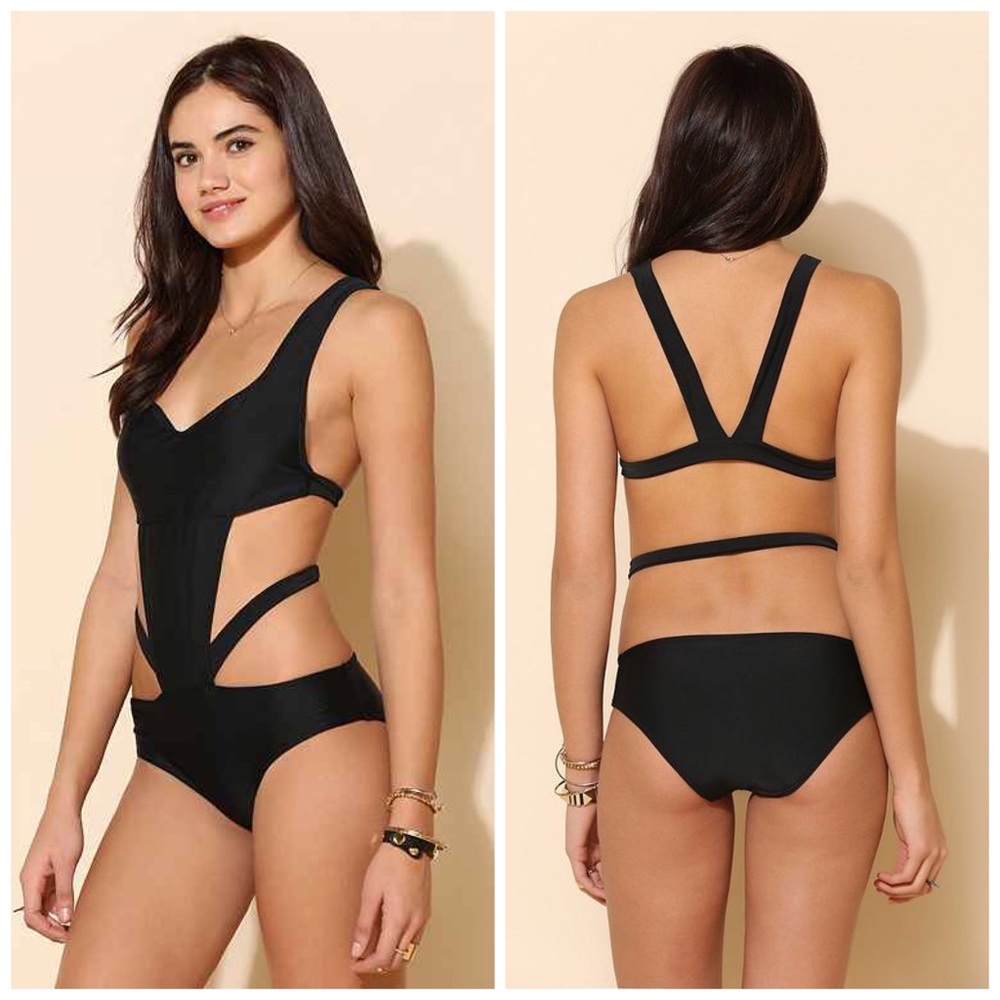 urban outfitters LOLLI cut out one piece swimsuit - Picture 5 of 5