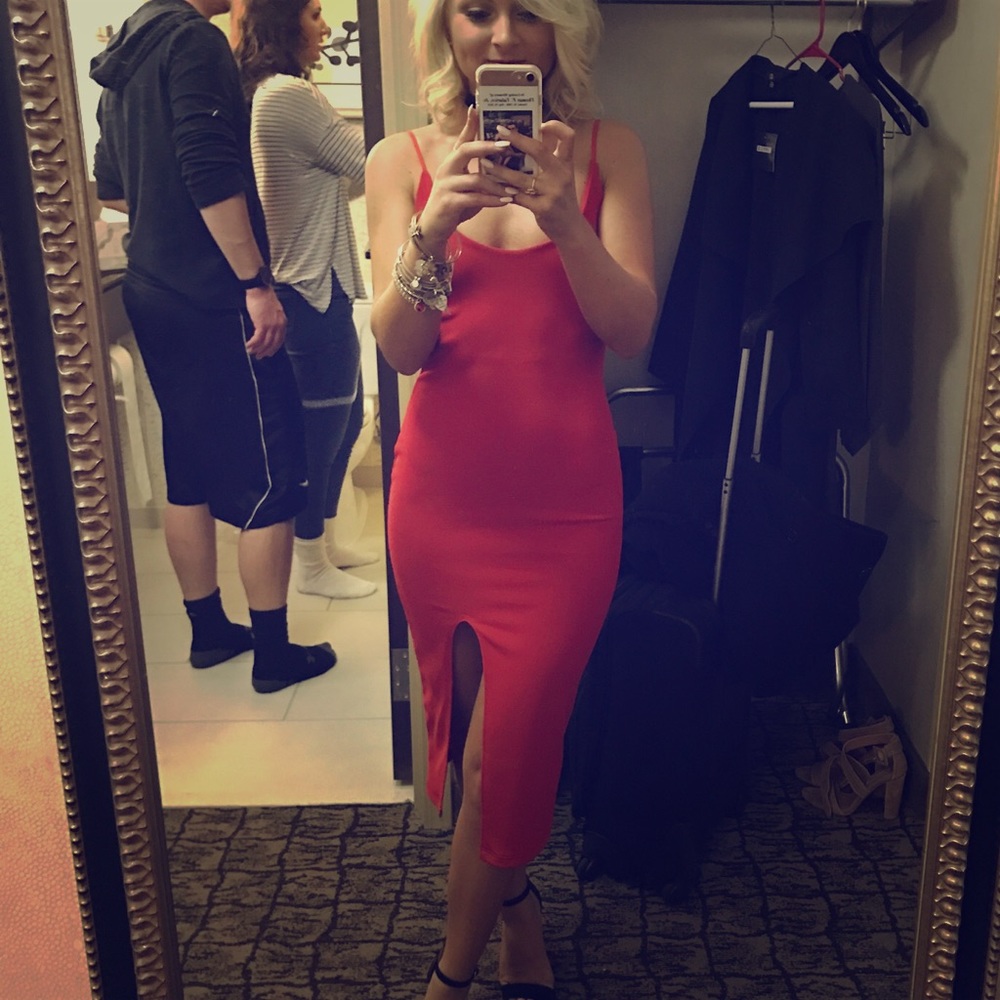 Misguided Red Dress