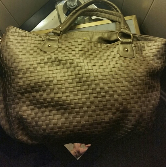 Deux Lux Gold Hobo Bag - Picture 1 of 4