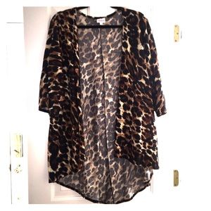 Leopard/cheetah print LuLaRoe Lindsay unicorn!!!