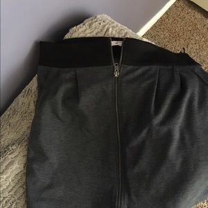Zip down skirt