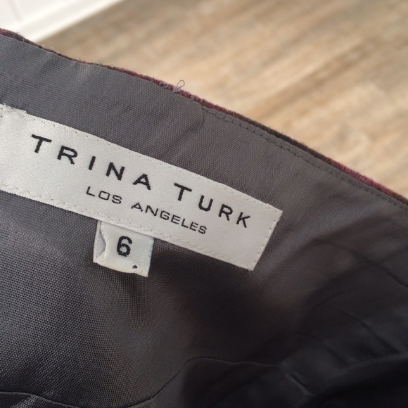 Trina Turk plaid strapless bow top (bustier) - Picture 3 of 6