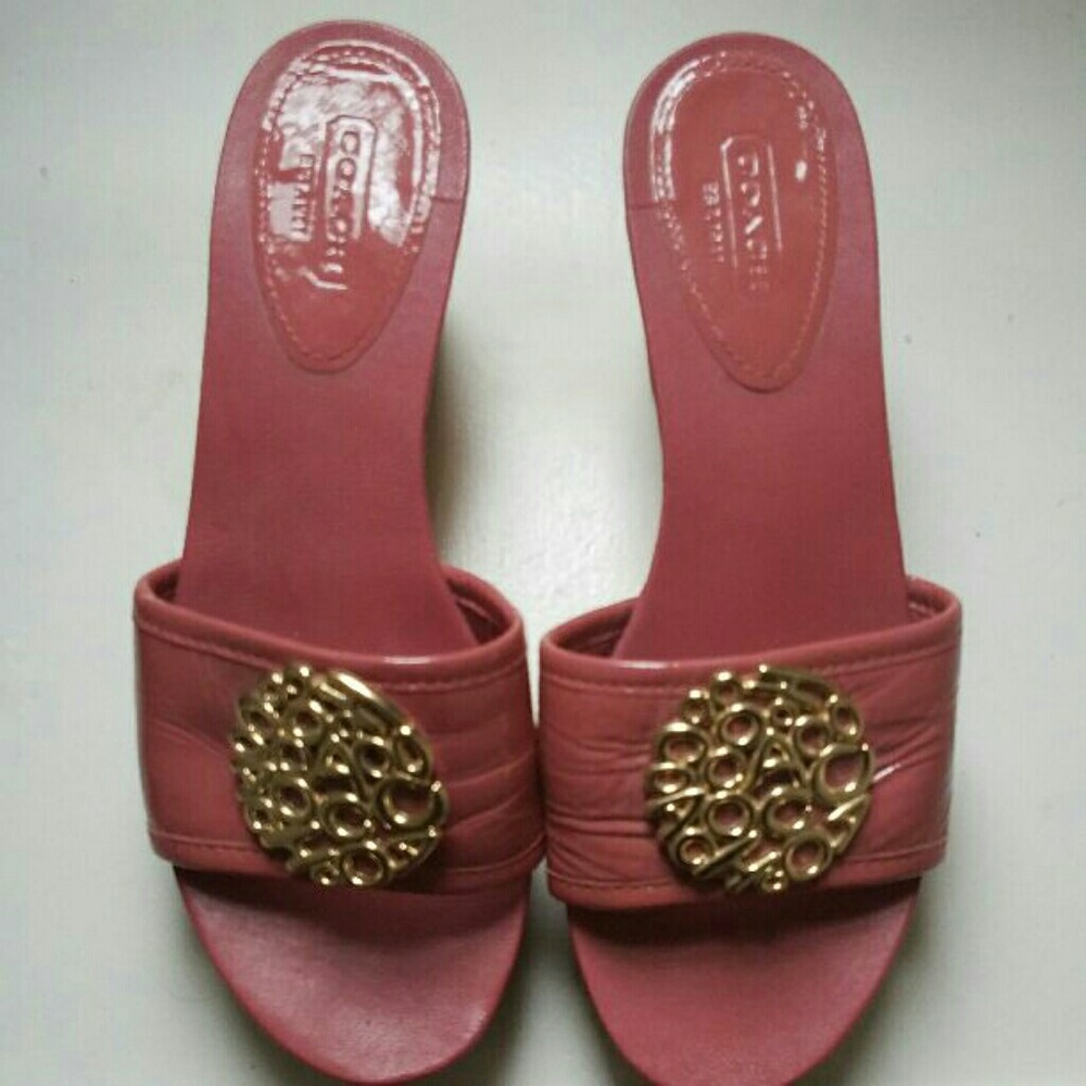 Coach sandals size 6.5