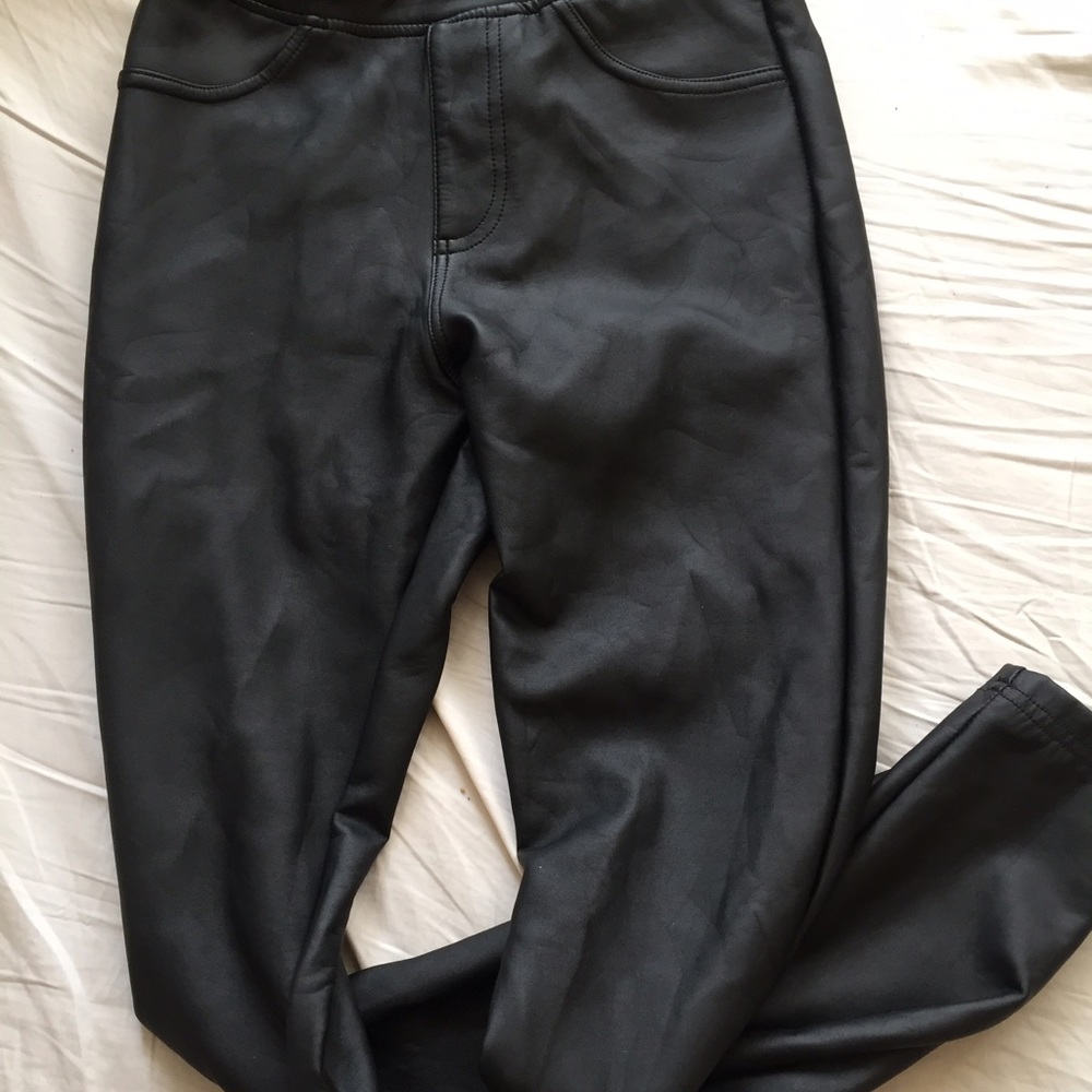 Sexy Faux Leather Jeggings