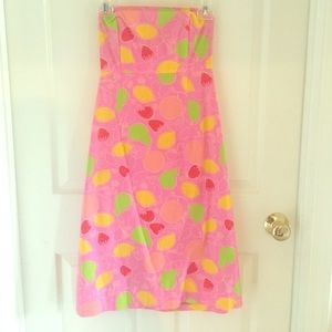 Lilly Pulitzer strapless dress