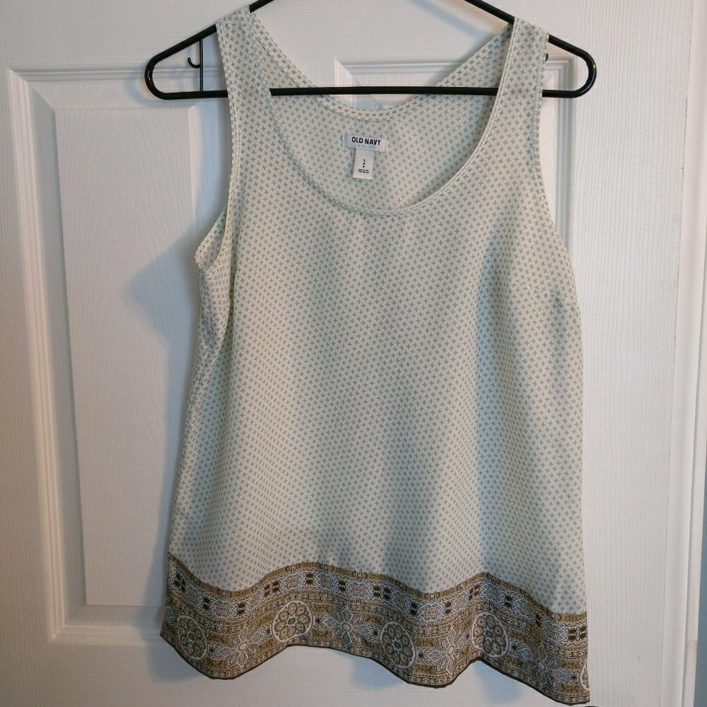 Old Navy tank with cute pattern
