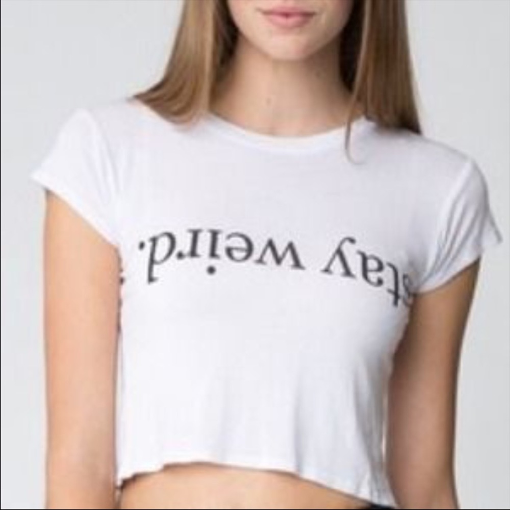 Stay weird t-shirt