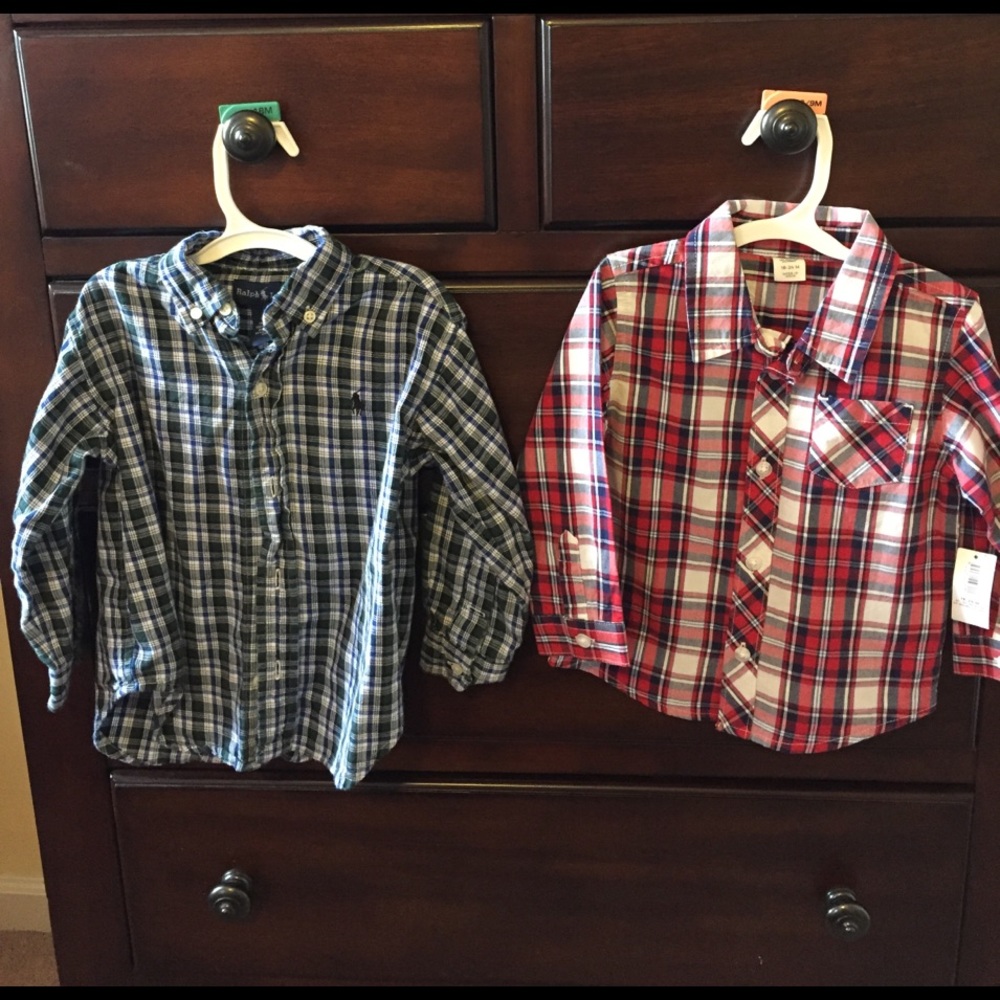 Toddler button down shirts