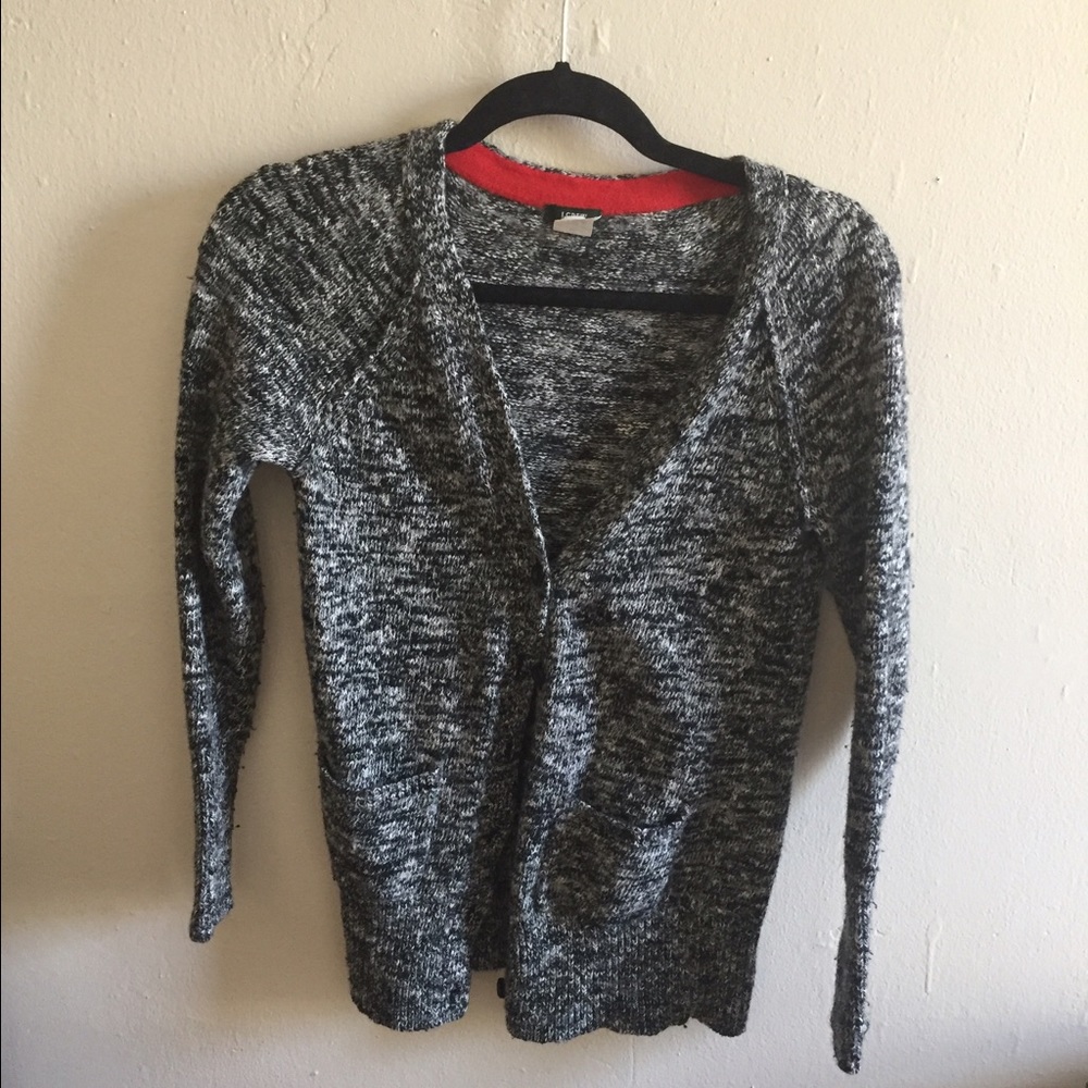 J. Crew Merino Wool/Cotton blend Cardigan Sweater