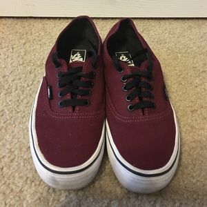 Maroon Vans