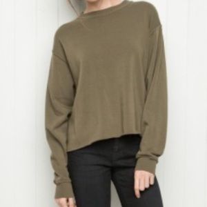Dark green sweater