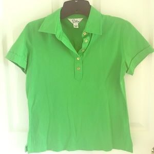 Lilly Pulitzer Kelly green Polo