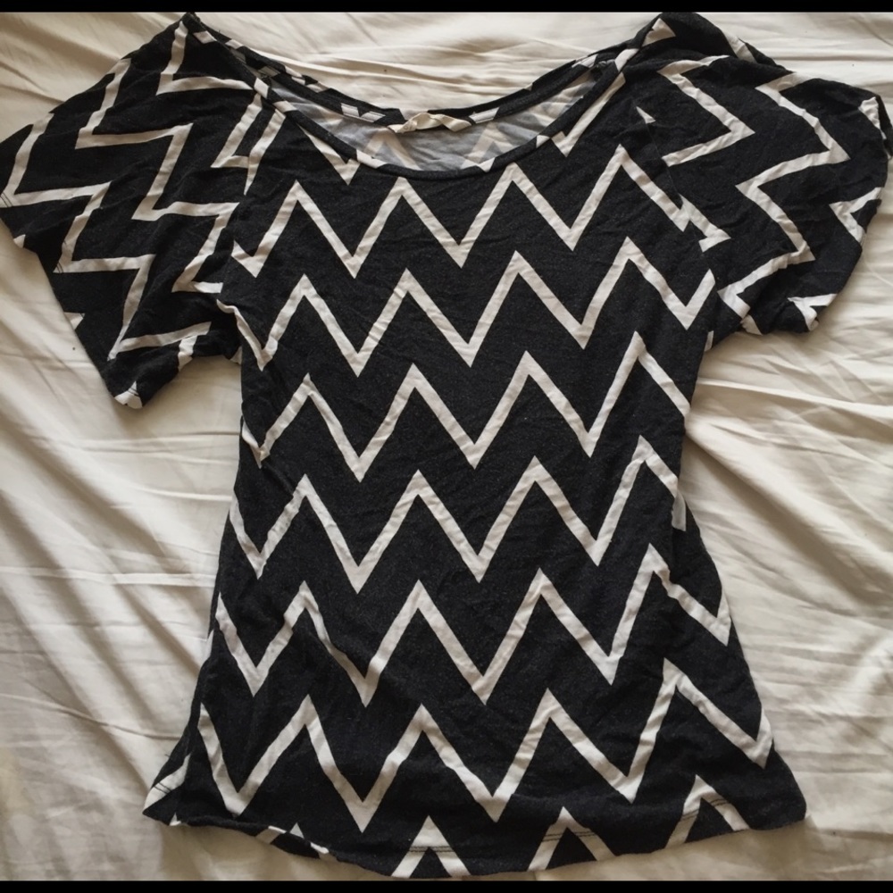 Chevron Cotton Blouse