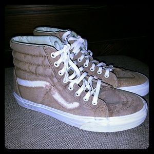 Vans reissue vintage sunfade high top sneakers