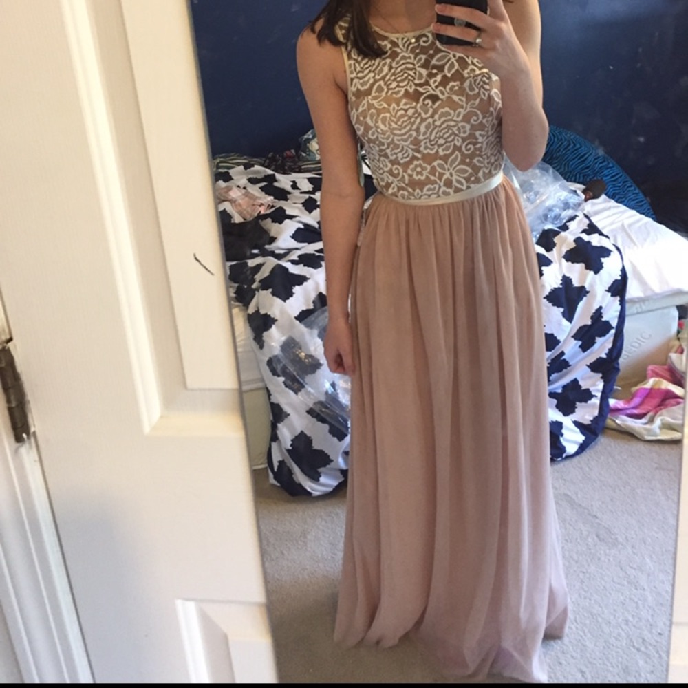 Both dresses are for sale
