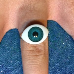 Blue Eye Doll's Eye Ring