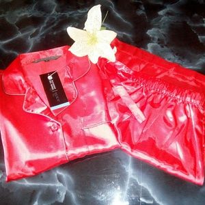 Satin pajama set