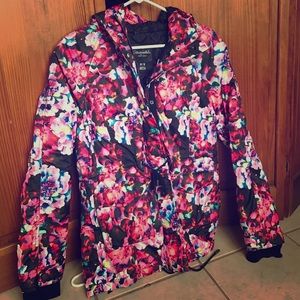 Multi-colored winter jacket