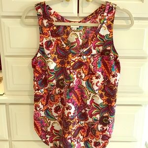CLOSET CLEAROUT ⚡️ Paisley Sleeveless Blouse