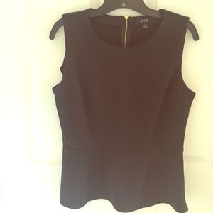 Black Peplum top