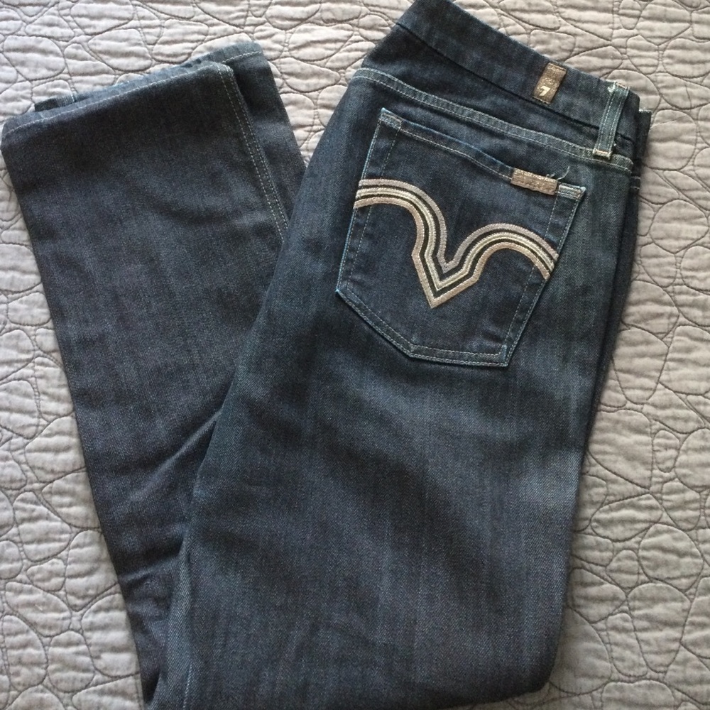 7 FOR ALL MANKIND 'Kate' skinny ankle jeans