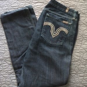 7 FOR ALL MANKIND 'Kate' skinny ankle jeans