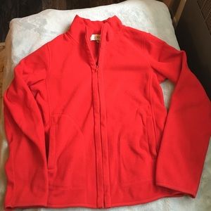 Red Zip-up Fleece