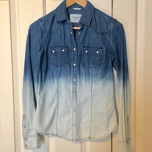 Denim Chambray Button-down Aeropostale Shirt