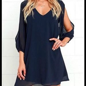 Navy Blue Tobi Dress