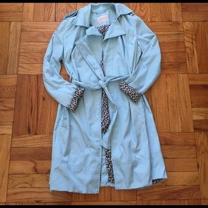 Zara Trench Coat with Leopard Lining