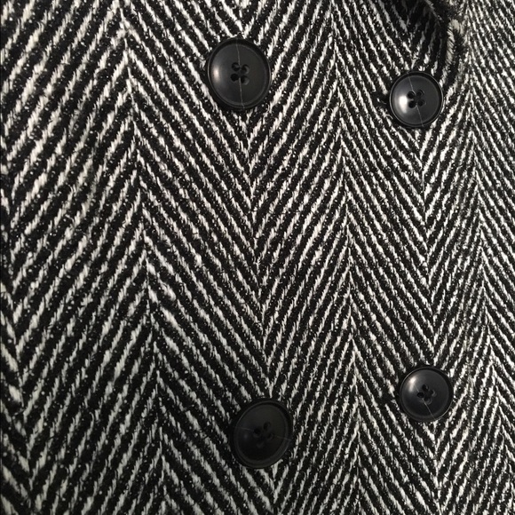 Banana Republic Chevron Jacquard Peacoat - Picture 6 of 6