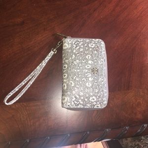 Tory Burch Snakeskin Wristlet