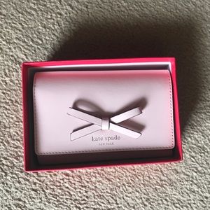 New Kate spade sawyer light pink wallet