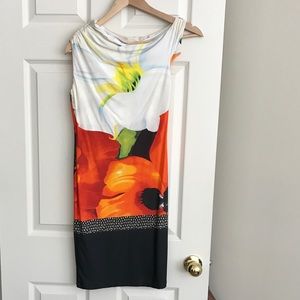 Roberto Cavalli, asymmetrical, one shoulder dress