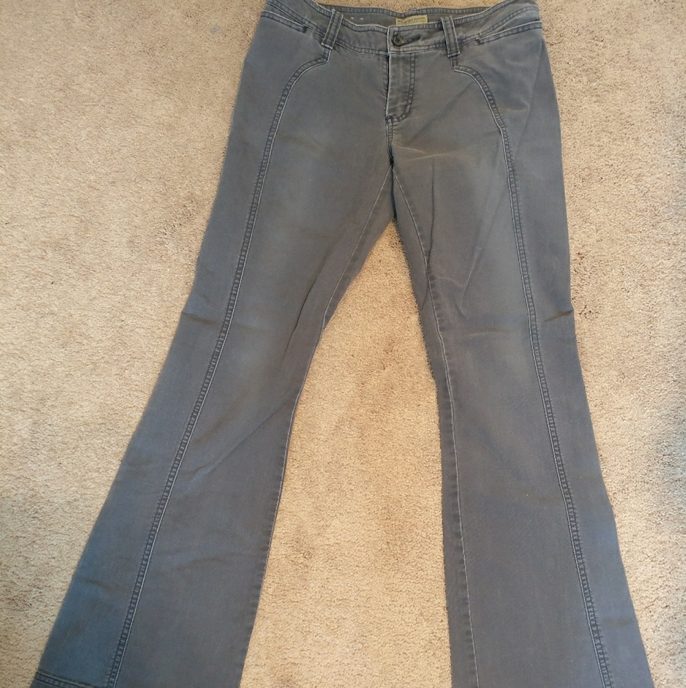 American eagle boot cut khaki pants