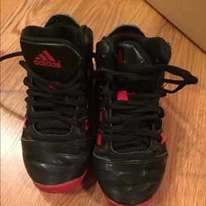 Toddler boys adidas high tops