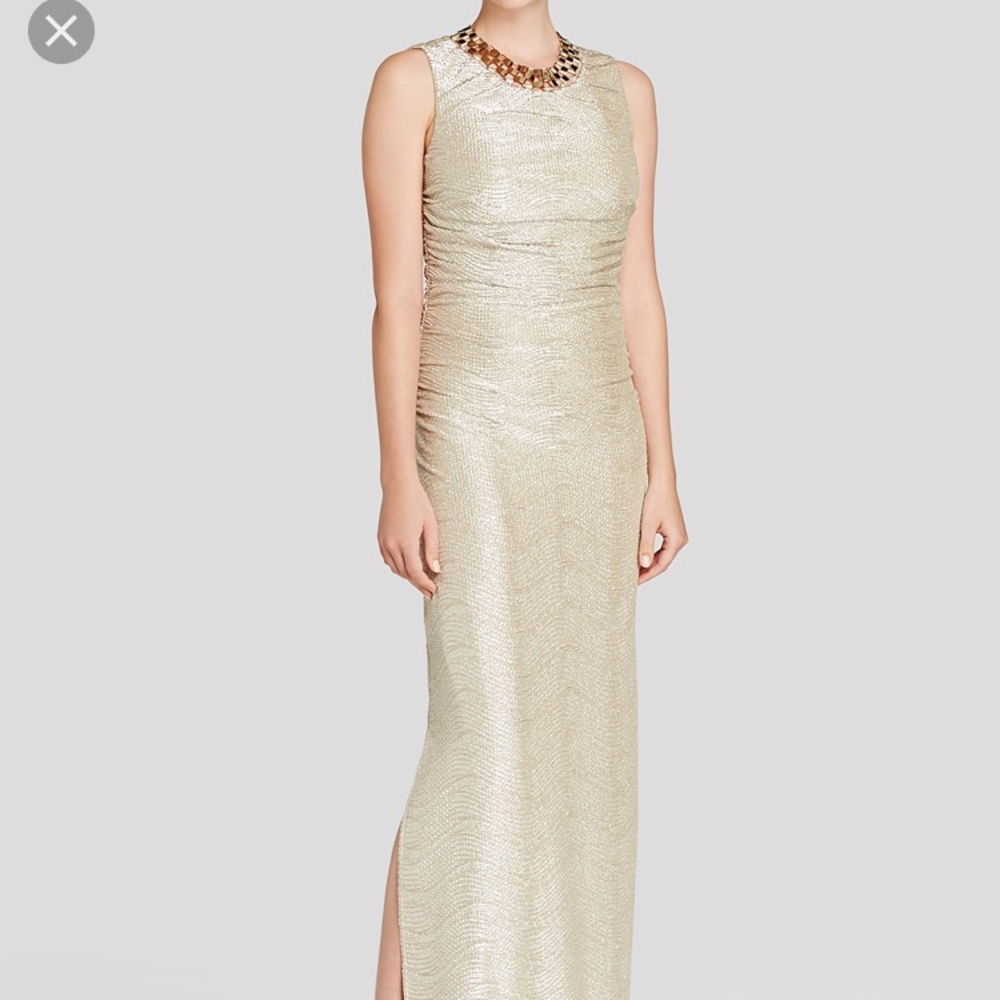 NWT Size 4 Laundry Gold Formal/Prom Dress