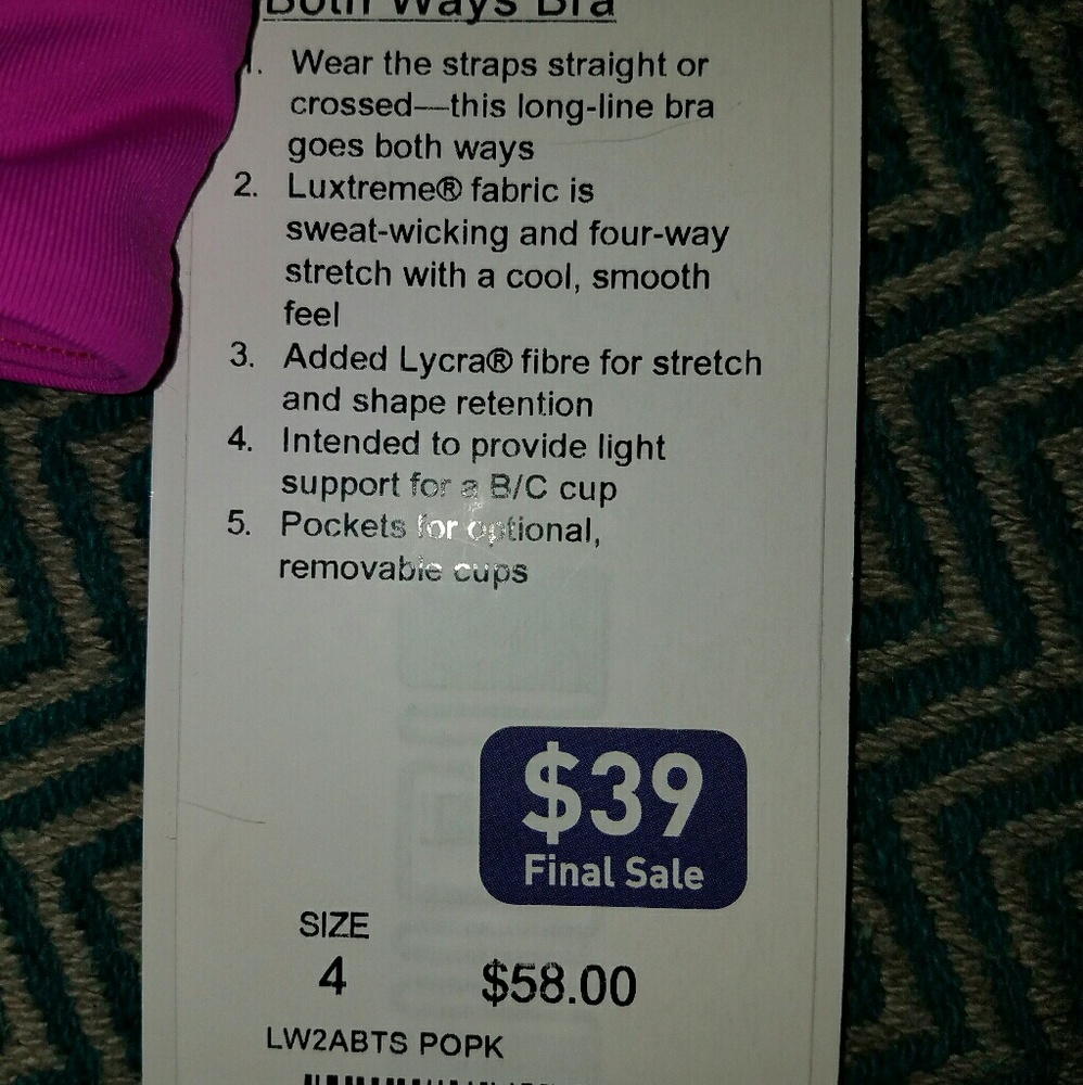 Both ways size 4 lululemon - Picture 2 of 2