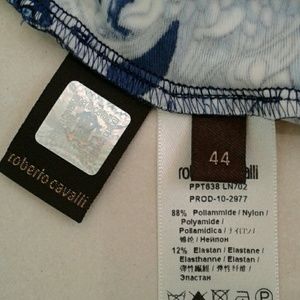 Cavalli navy white top