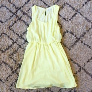 Neon yellow dress