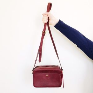Madewell: Manchester Cross Body Bag in Leather